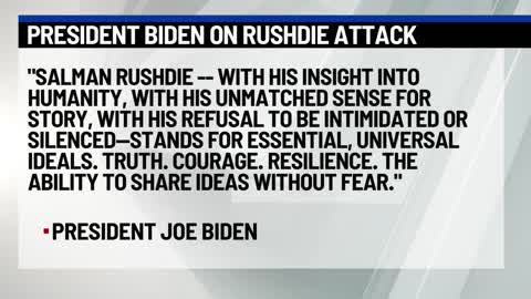 Biden responds to Rushdie attack