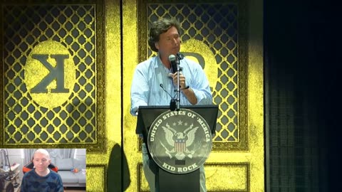 Tucker Carlson powerful speech at the opening of Kid Rock concert-Jesus saves America not MAGA