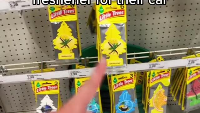 POV:Car guy picking out a air freshener for their car