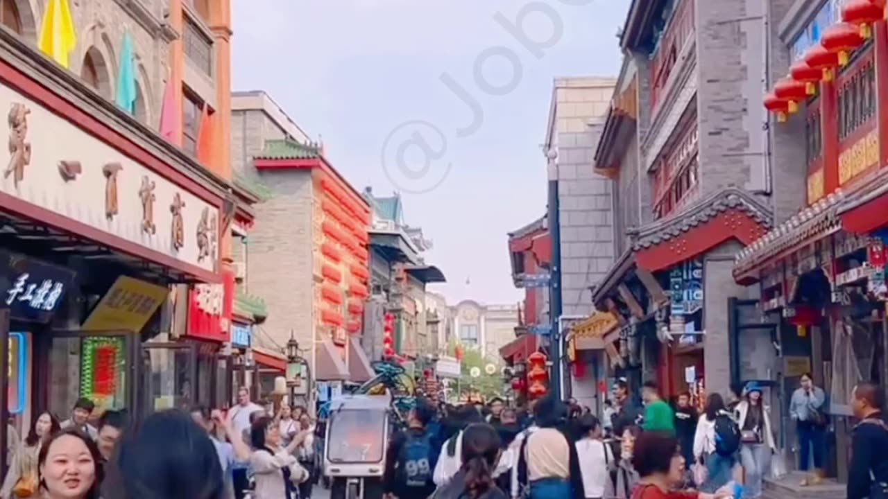 Wuhan China, Pedestrian Road Walking