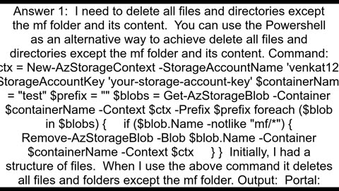 Azure CLI Delete files in storage account with pattern