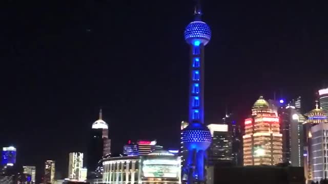 Night view of Shanghai