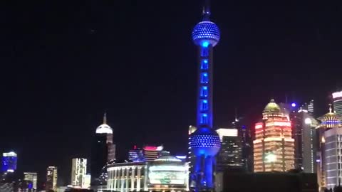 Night view of Shanghai