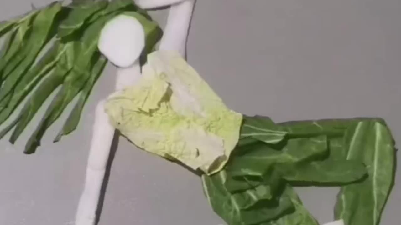 Funny Vegetable Dance, stop motion animation