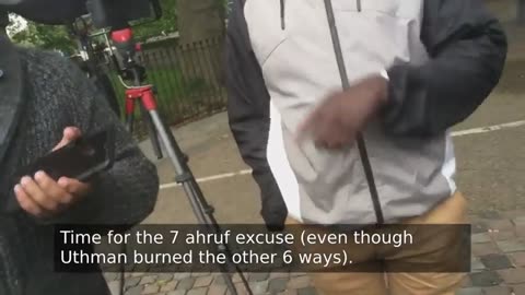 Lamin and Some Muslims vs My Two Qurans At Speakers Corner (Added Images Edition