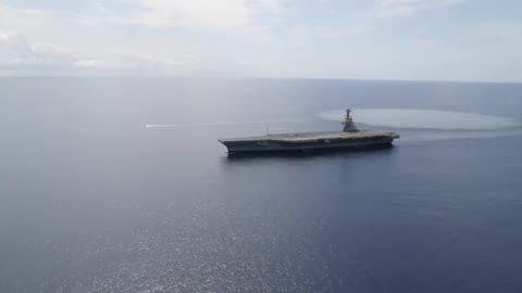 Full Ship Shock Trials Aboard USS Gerald R. Ford (CVN 78)