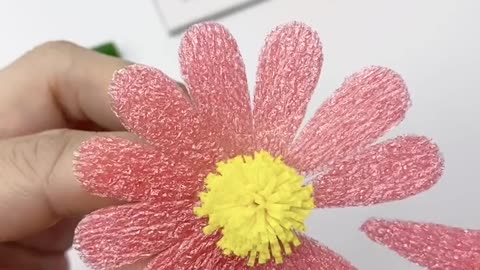 Foam transformed flowers are too real.