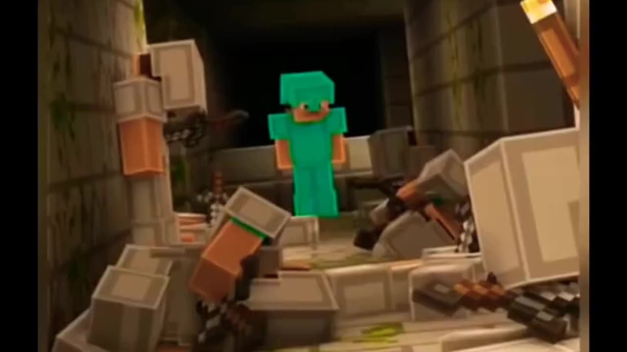 | Minecraft Animation Herobrine |#Minecraft #shorts