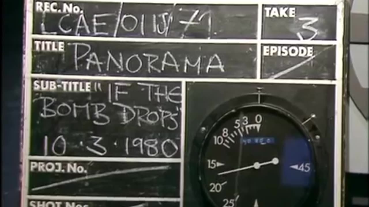 BBC Panorama - If The Bomb Drops (1980)