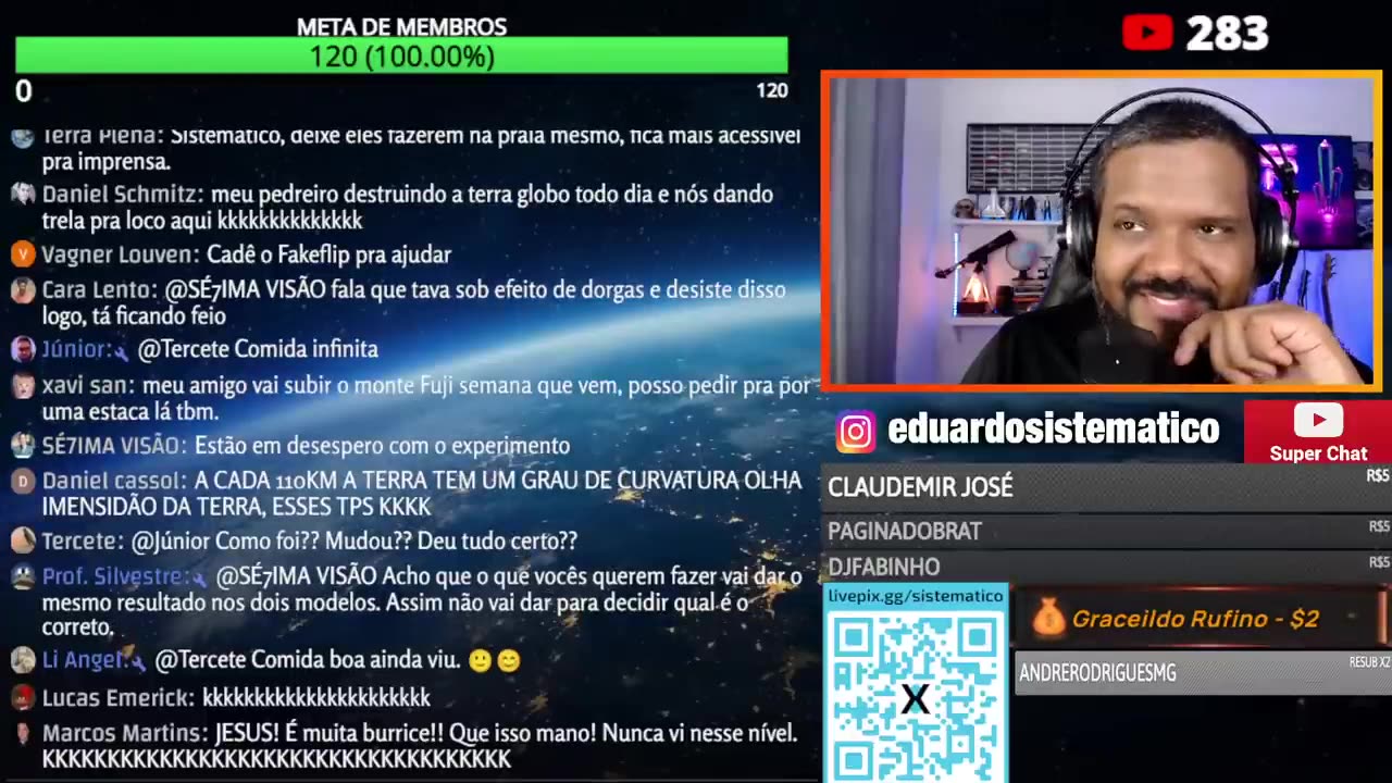 Sistemático Lives - eA-i7OLePkI - REACT LANÇAMENTO DO EXPERIMENTO TOPOGRÁFICO ALTIMÉTRICO