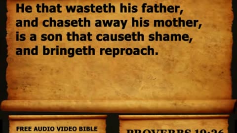 Bible Book 20. Proverbs Complete 1-31, King James Version (KJV) Read Along Bible