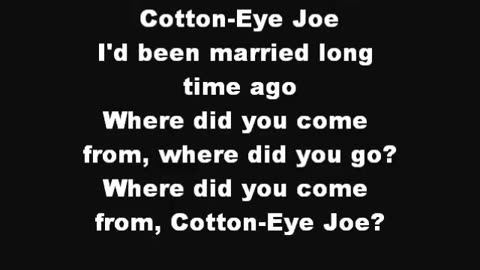 Cotton Eye Joe