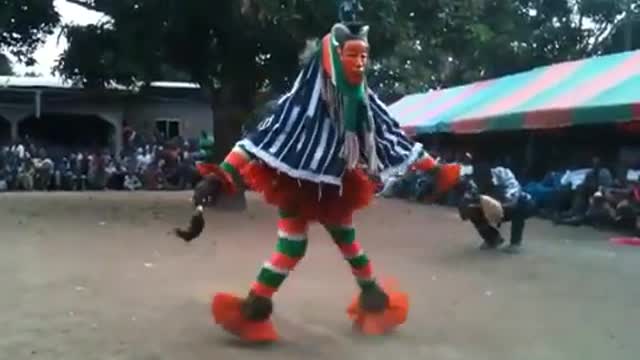 Impressive ZAOULI dance from Côte d'Ivoire in Africa