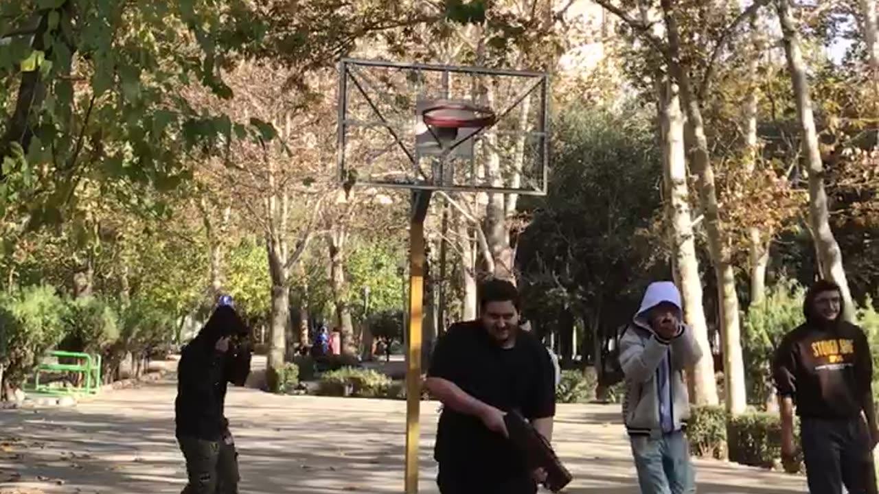 Basketball guys acting