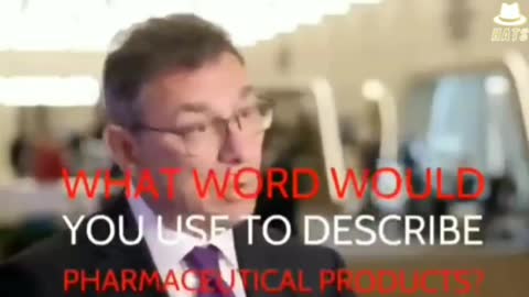 Pfizer CEO Albert Bourla confirming vaccines are weapons.