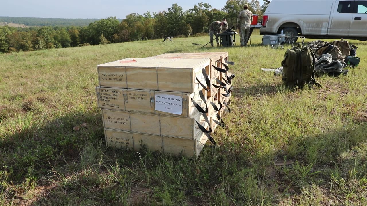 Live Fire Us Army Mortar Range