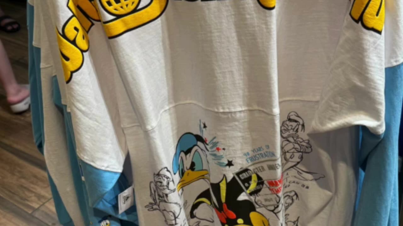 Walt Disney World Donald Duck Jersey Shirt #shorts