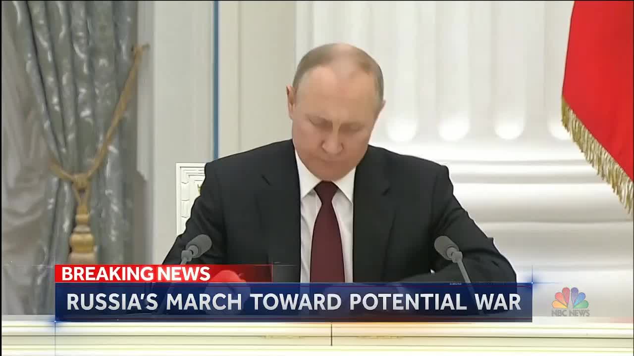 Putin addresses Russia on national TV about Ukraine crisis