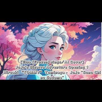 [Elsa sings/AICover] JoJo's Bizarre Adventure Opening 1 Hiroaki"TOMMY"Tominaga - Sono Chi no Sadame