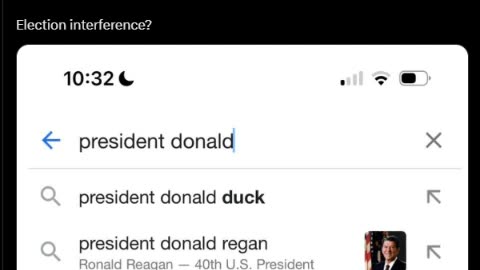 Google has a search ban on President Donald Trump! Election interference?