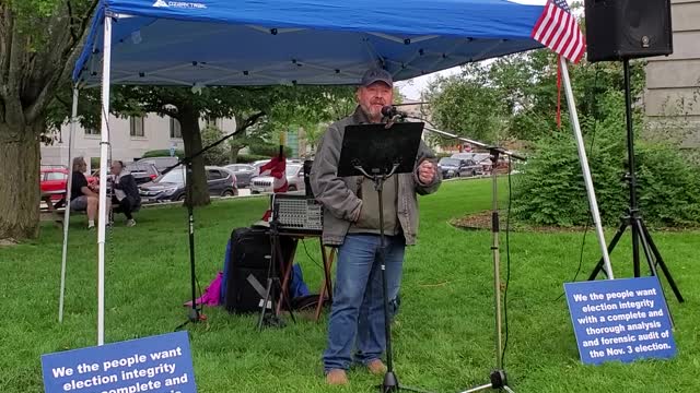 Rally for statewide audit of all ballots in New Hampshire - Daniel Richards