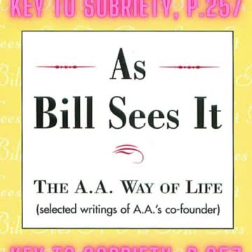 As Bill see it - Key to Sobriety #jftguyshorts #jftguy #asbillseesit