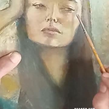 Acrylic Painting Using glazes over an Under-Painting