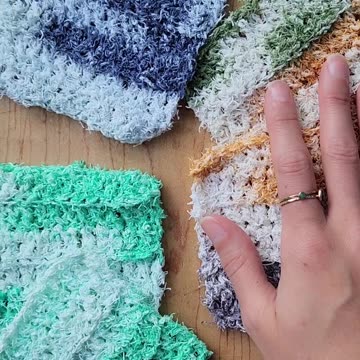 NEW IN THE SHOP - Mini Vegetable Scrubby Cloths