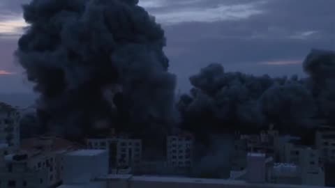 This is already an Israeli strike against Palestinian civilians.