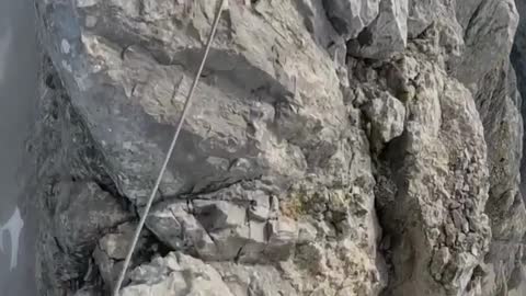 Mountain Climbing with secreting Adrenaline