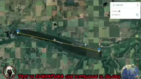 La terra non curva mai.