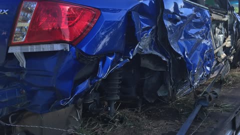 Distracted Driver Totals Subaru