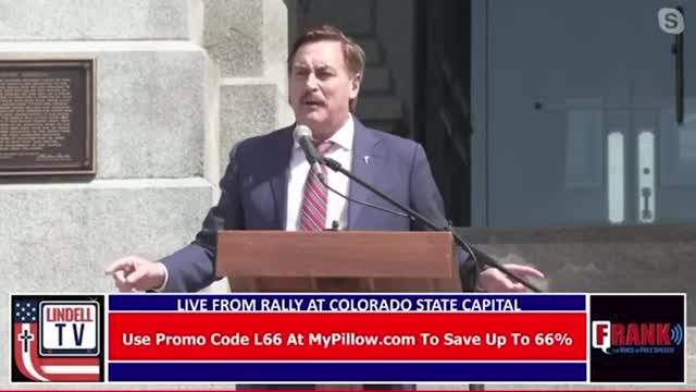 Mike Lindell: Download Frank Speech on your app store Now