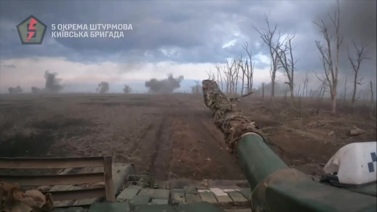 New Footage from the Gunner of a Ukrainian T80 Tank