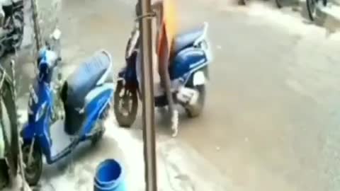 Girl on bike