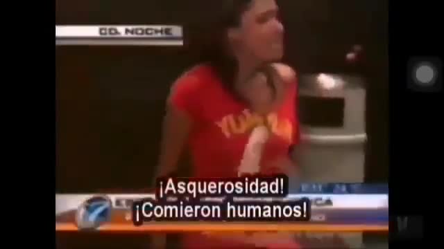 Mädchen schreit zu Menschenfressern, pedophilia