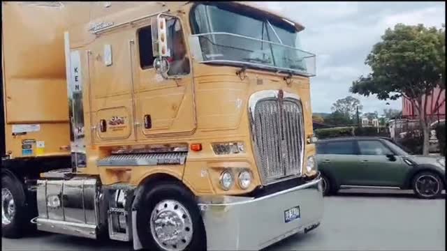 To me, the crew-cut king Kenworth 200 looks like a bumblebee