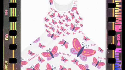 Butterfly dress design