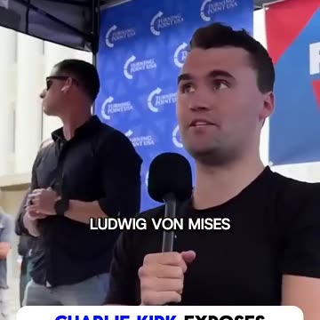 Charlie Kirk demonstrates college indoctrination to an unaware student.