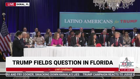 FULL SPEECH: President Trump Speaks at a Latino Roundtable in Doral, FL - 10/22/24