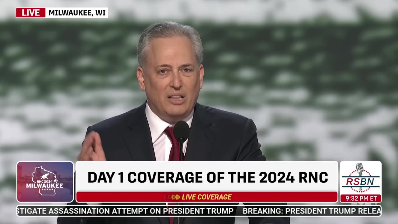 David Sacks Speaks at 2024 RNC in Milwaukee, WI - 7/15/2024