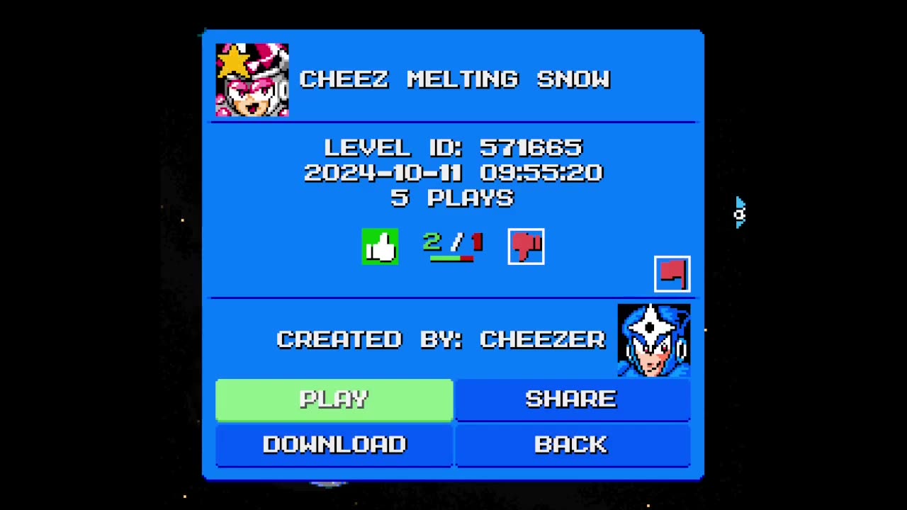 Mega Man Maker Level Highlight: "Cheez Melting Snow" by Cheezer