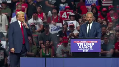 RFK Jr Speaks at Trump Rally in Glendale Arizona - FULL SPEECH