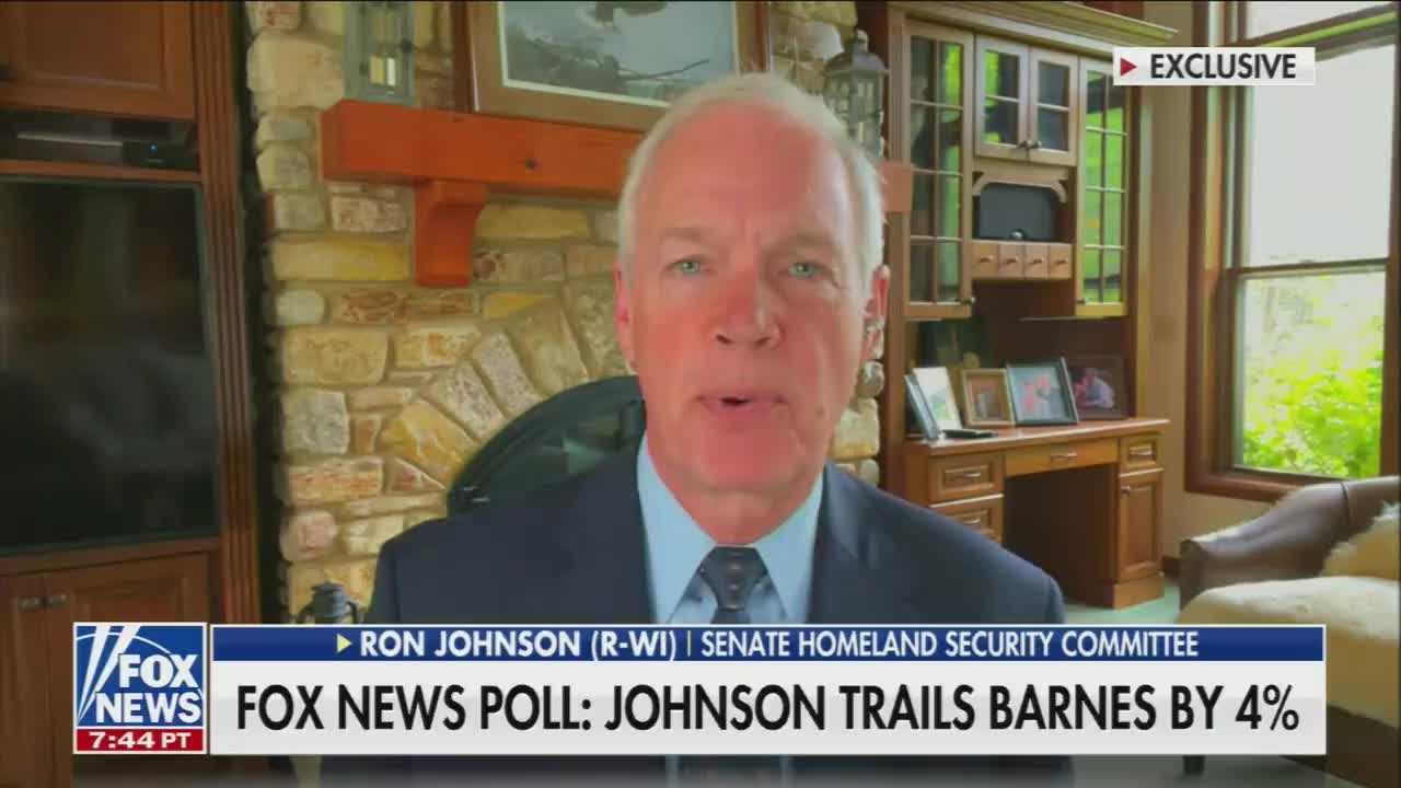 Sen. Ron Johnson Says Democrats are Now Interfering in His Election