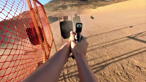Slip N Slide with a gun