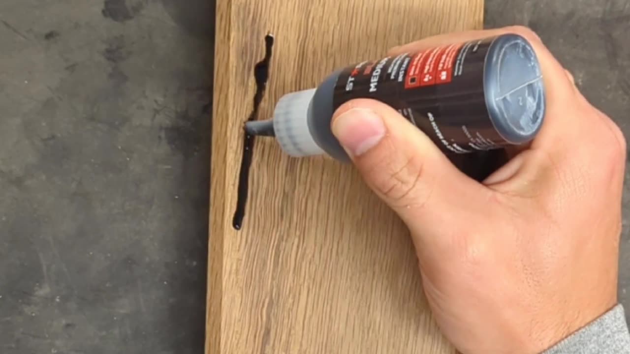 Filling cracks with CA glue