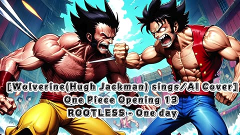 [Wolverine(Hugh Jackman) AI Cover] One Piece Opening 13 The ROOTLESS - One day