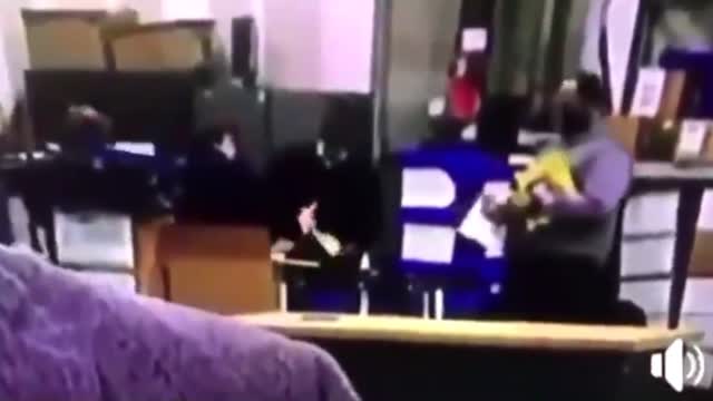 Georgia Poll Workers Caught Looking Through And Discarding Ballots On Live TV