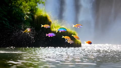 Fun colorful fish