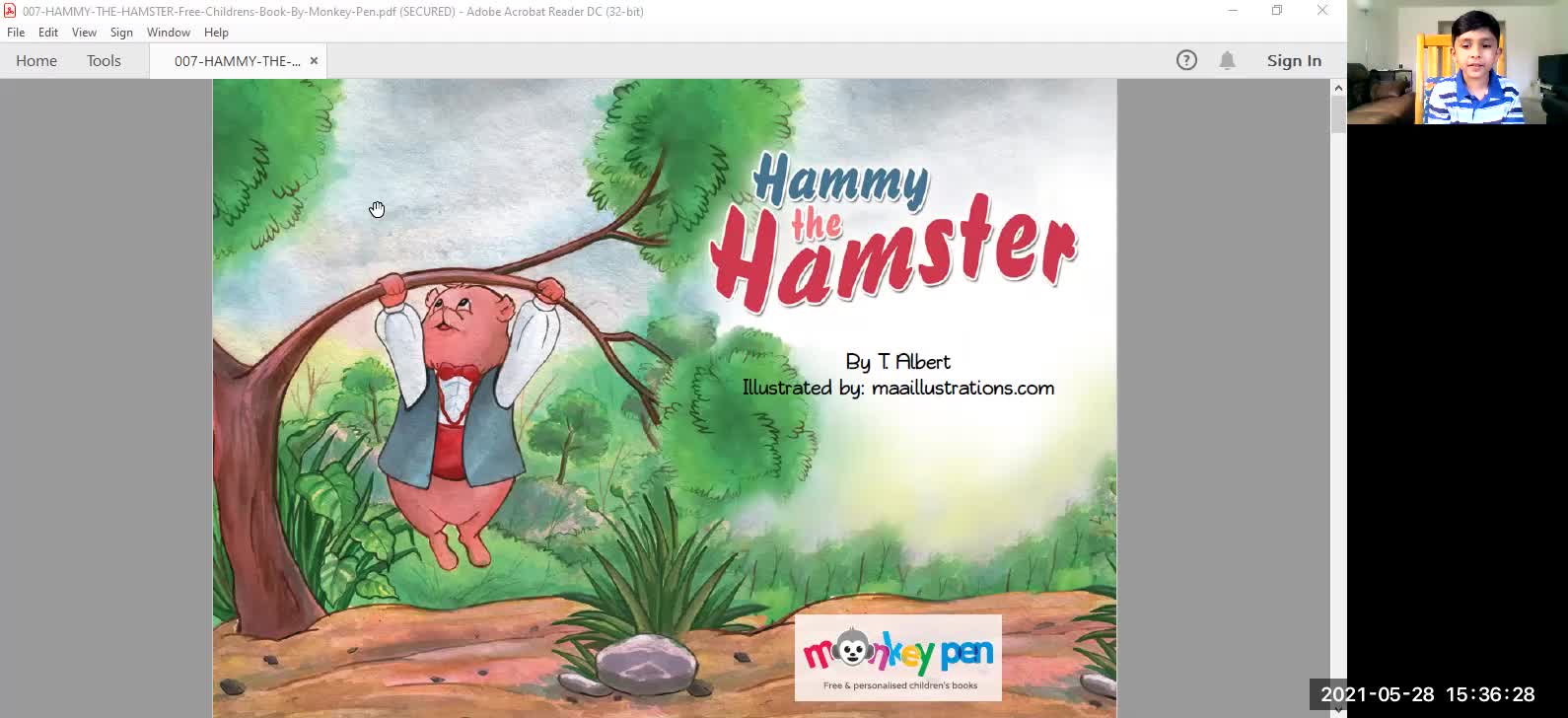 "Hammy the Hamster" with Rishaan and NHEG